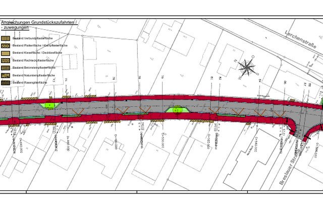 PDF-Plan Kanal- und Straßenbaumaßnahme Wachtelberg von Kurzer Kamp bis Lindenhof in Heiligenhafen